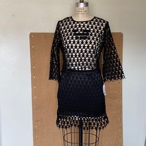 NWT REHAB BLACK SKIRT and Blouse Set